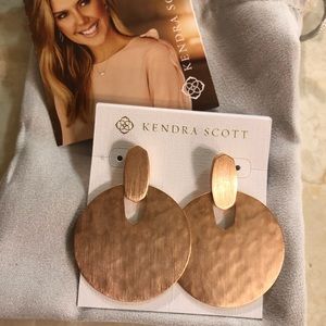 Kendra Scott rose gold Didi Earrings